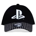 difuzed-curved-brim-playstation-logo-sony-black-adjustable-cap
