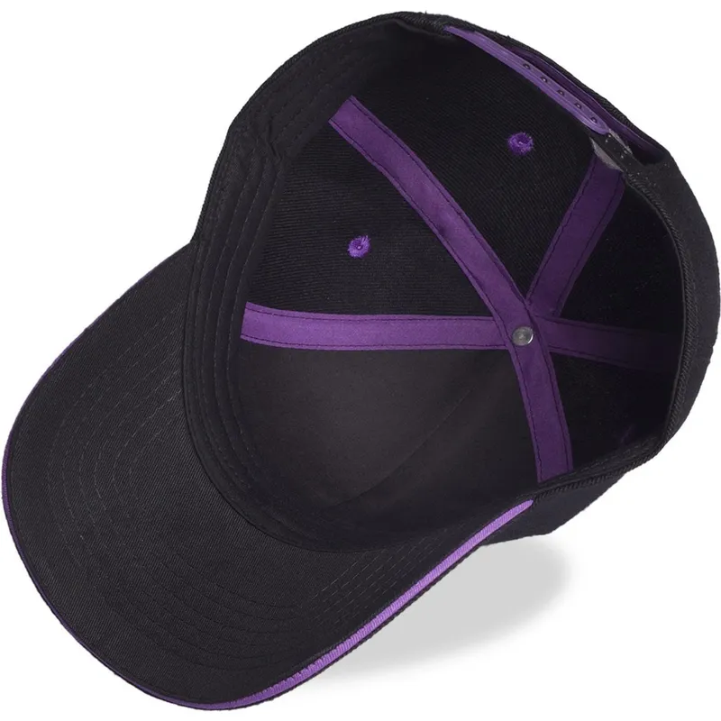schwarze-gebogene-snapback-kappe-gengar-pokemon-von-difuzed