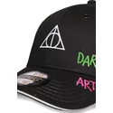 difuzed-curved-brim-youth-deathly-hallows-wizards-unite-harry-potter-black-adjustable-cap