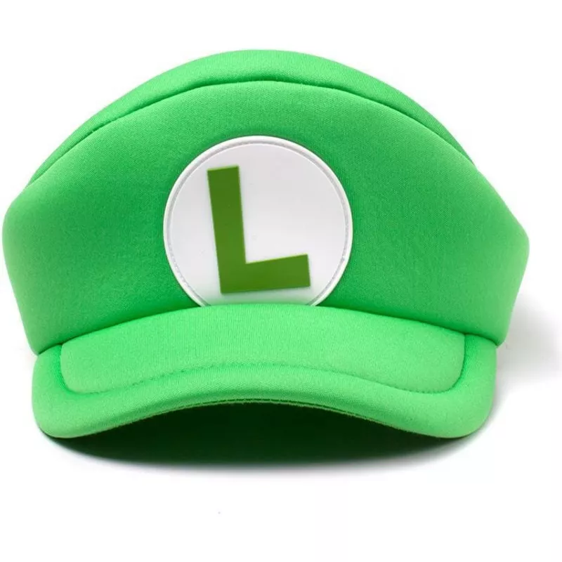 difuzed-curved-brim-luigi-shaped-super-mario-bros-green-fitted-cap