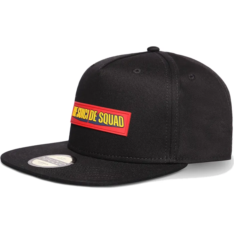 schwarze-flache-snapback-kappe-suicide-squad-marvel-comics-von-difuzed