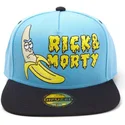 snapback-kappe-in-blau-und-schwarz-rick-banana-rick-und-morty-von-difuzed