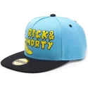 snapback-kappe-in-blau-und-schwarz-rick-banana-rick-und-morty-von-difuzed