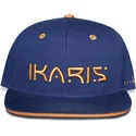 blaue-snapback-cap-ikaris-the-eternals-marvel-comics-von-difuzed