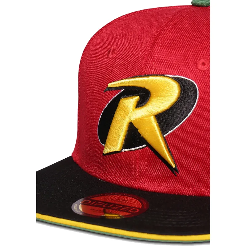 mutzen-flach-rot-snapback-von-difuzed