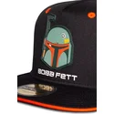 schwarze-und-orangefarbene-snapback-flatcap-fur-kinder-boba-fett-bounty-hunter-the-mandalorian-star-wars-von-difuzed