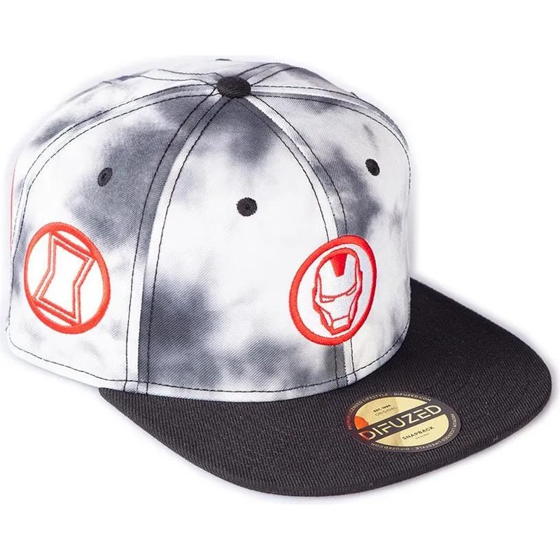 mutzen-flach-weiss-snapback-von-difuzed