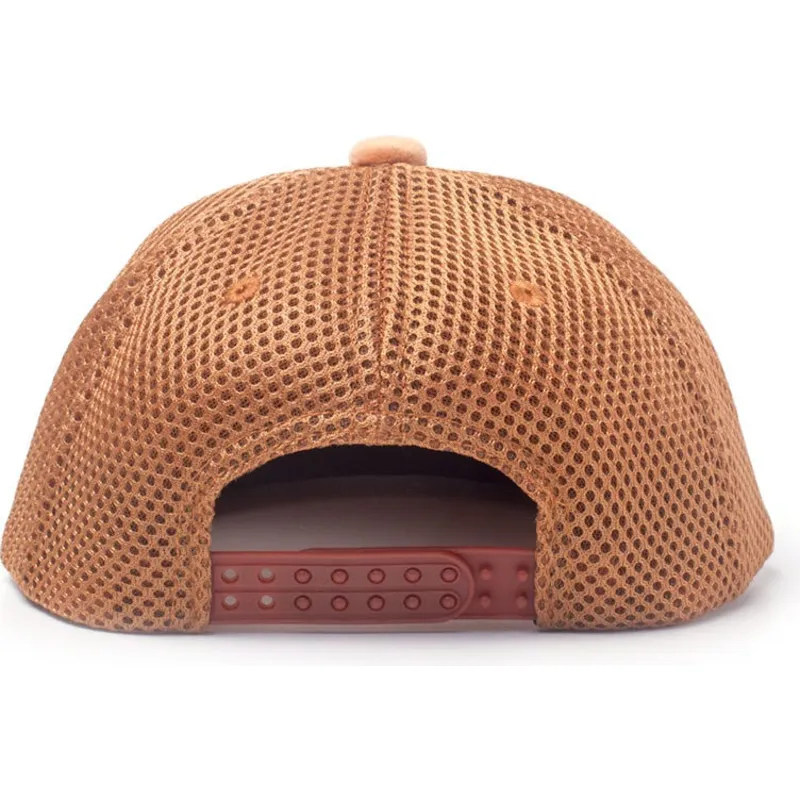 mutzen-flach-braun-snapback-fur-kinder-von-difuzed