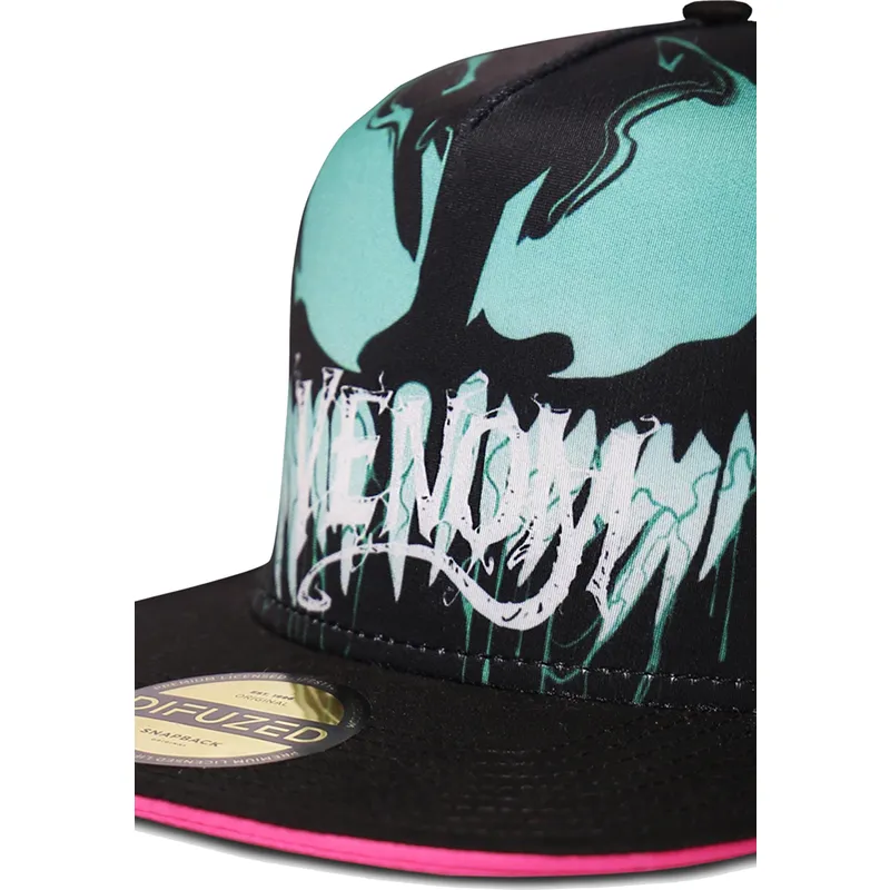 mutzen-flach-schwarz-snapback-fur-kinder-von-difuzed mutzen-flach-schwarz-snapback-fur-kinder-von-difuzed