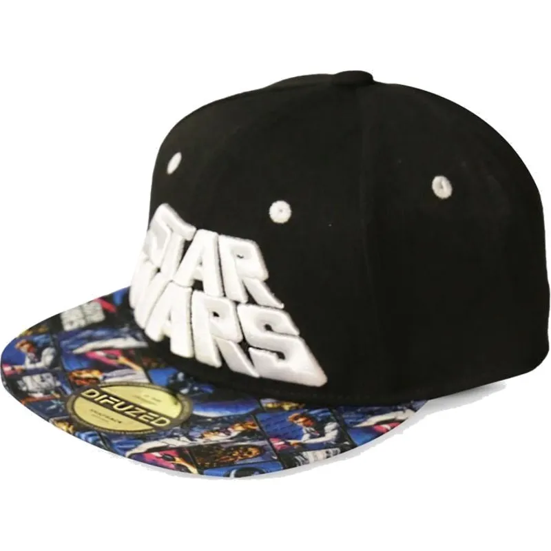 schwarze-flache-snapback-kappe-all-over-print-poster-star-wars-von-difuzed