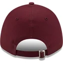 new-era-9forty-league-essential-verstellbare-kappe-mit-gebogenem-schirm-in-bordeaux-der-new-york-yankees-mlb