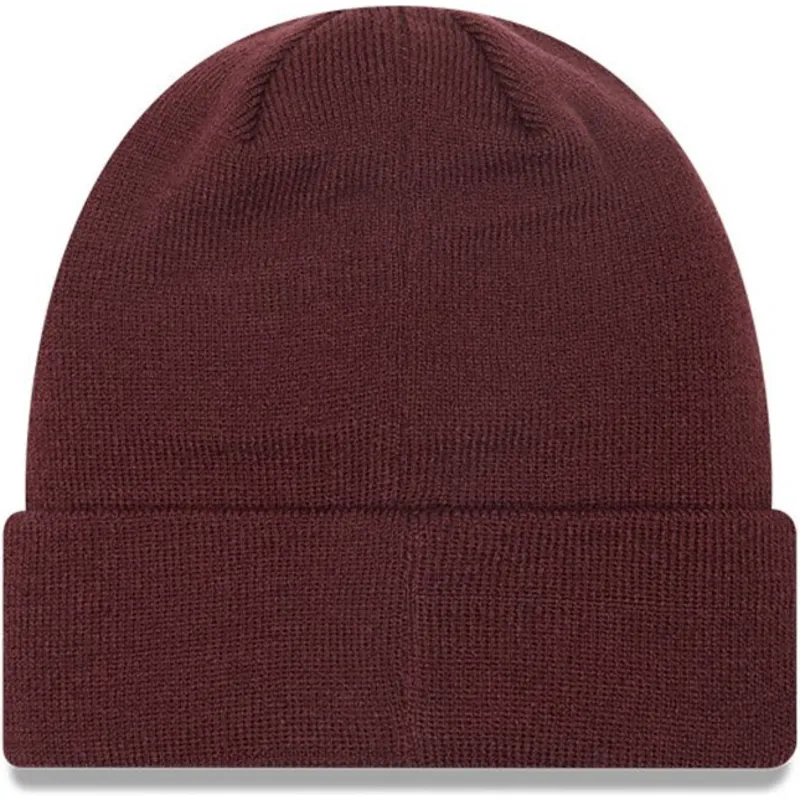 mutzen-rot-granate-cuff-beanie-league-essential-der-new-york-yankees-mlb-von-new-era