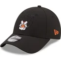 schwarze-9forty-elemental-snapback-kappe-mit-gebogenem-schirm-der-detroit-tigers-mlb-von-new-era