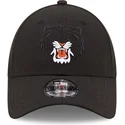 schwarze-9forty-elemental-snapback-kappe-mit-gebogenem-schirm-der-detroit-tigers-mlb-von-new-era