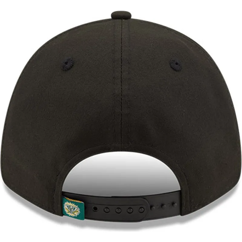 mutzen-gebogen-schwarz-snapback-9forty-elemental-der-oakland-athletics-mlb-von-new-era