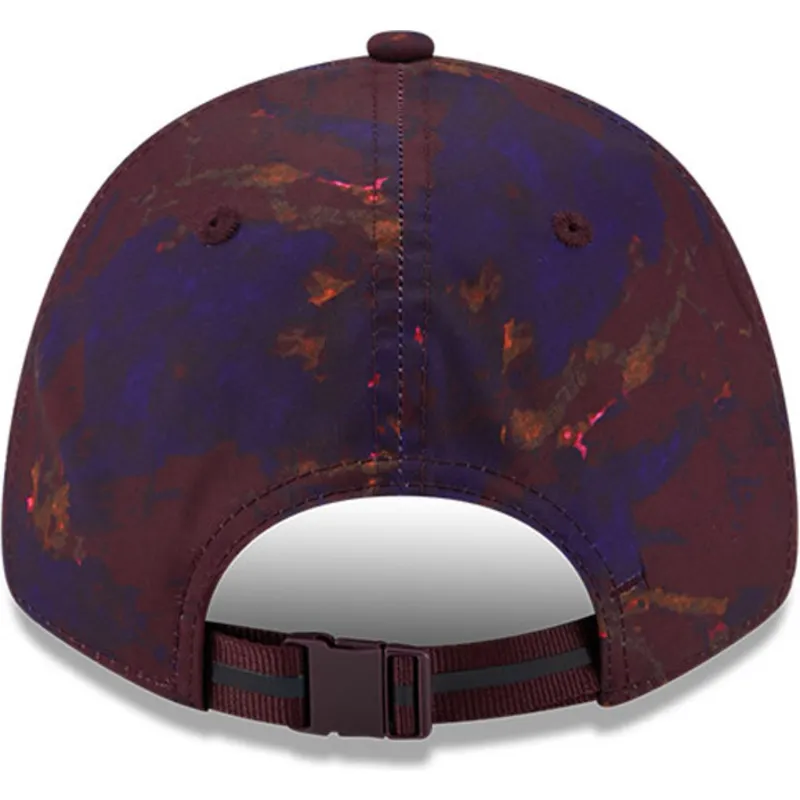 mutzen-gebogen-rot-verstellbares-band-granate-9forty-ray-scape-der-new-york-yankees-mlb-von-new-era