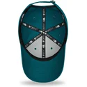 new-era-mlb-new-york-yankees-9forty-pop-outline-verstellbare-blaue-kappe-mit-gebogenem-schirm-und-blau-orangem-logo