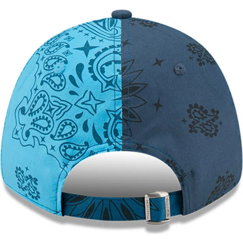 mutzen-gebogen-blau-verstellbares-band-9forty-paisley-print-der-new-york-yankees-mlb-von-new-era mutzen-gebogen-blau-verstellbares-band-9forty-paisley-print-der-new-york-yankees-mlb-von-new-era