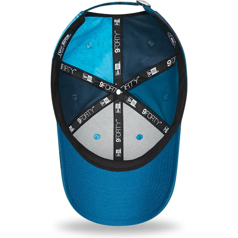 mutzen-gebogen-blau-verstellbares-band-9forty-paisley-print-der-new-york-yankees-mlb-von-new-era mutzen-gebogen-blau-verstellbares-band-9forty-paisley-print-der-new-york-yankees-mlb-von-new-era