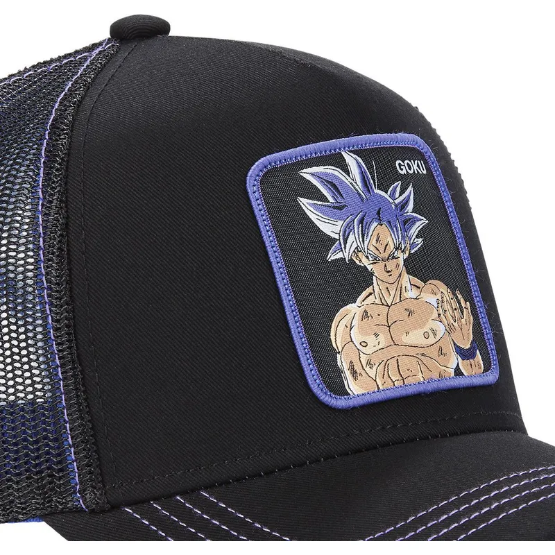 mutzen-gebogen-schwarz-snapback-son-goku-dragon-ball-von-capslab mutzen-gebogen-schwarz-snapback-son-goku-dragon-ball-von-capslab