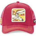 mutzen-gebogen-rot-snapback-kojote-looney-tunes-von-capslab