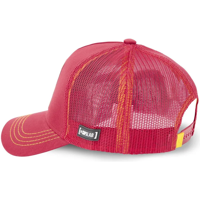 mutzen-gebogen-rot-snapback-kojote-looney-tunes-von-capslab mutzen-gebogen-rot-snapback-kojote-looney-tunes-von-capslab