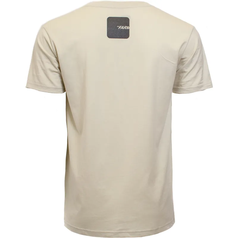 t-shirt-kurzarm-beige-der-manga-corta-beige-tigre-easy-clawsome-the-farm-the-farm-von-goorin-bros