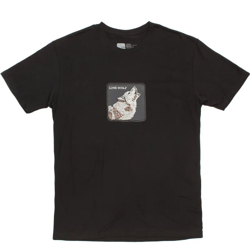 t-shirt-kurzarm-schwarz-der-manga-corta-negra-lobo-lone-wolf-lobo-solitario-pawsome-the-farm-the-farm-von-goorin-bros