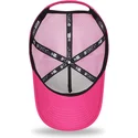 mutzen-gebogen-rosa-snapback-a-frame-tonal-mesh-der-los-angeles-dodgers-mlb-von-new-era