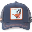 capslab-looney-tunes-daffy-duck-loo5-daf2-dunkelblaue-trucker-kappe