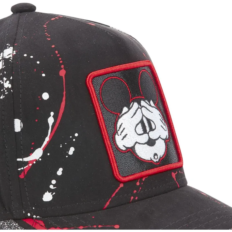 mutzen-gebogen-schwarz-verstellbares-band-mickey-mouse-disney-von-capslab mutzen-gebogen-schwarz-verstellbares-band-mickey-mouse-disney-von-capslab