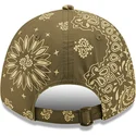 mutzen-gebogen-grun-verstellbares-band-9forty-paisley-print-der-new-york-yankees-mlb-von-new-era