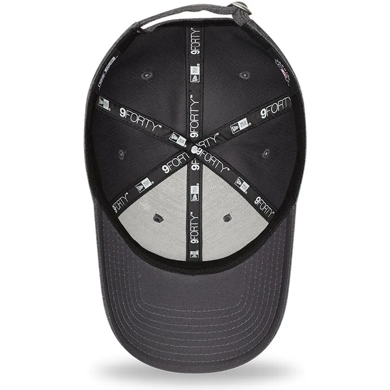 mutzen-gebogen-grau-verstellbares-band-rosa-9forty-shadow-tech-der-new-york-yankees-mlb-von-new-era