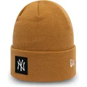mutzen-braun-team-cuff-der-new-york-yankees-mlb-von-new-era