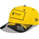 new-era-curved-brim-9fifty-stretch-snap-esteban-ocon-renault-formula-1-yellow-and-black-snapback-cap