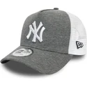 dunkelgraue-und-weisse-trucker-cap-a-frame-jersey-essential-der-new-york-yankees-mlb-von-new-era