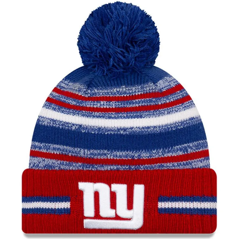 mutzen-pompon-rot-sport-sideline-der-new-york-giants-nfl-von-new-era