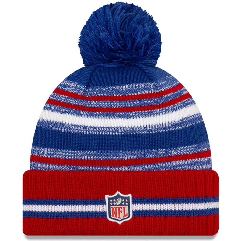 mutzen-pompon-rot-sport-sideline-der-new-york-giants-nfl-von-new-era