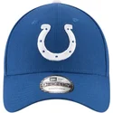 blaue-und-weisse-verstellbare-curved-cap-9forty-the-league-der-indianapolis-colts-nfl-von-new-era