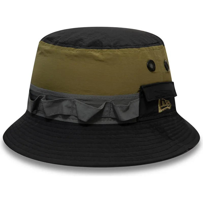 eimer-schwarz-der-bucket-negro-y-verde-panelled-adventure-von-new-era