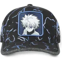 schwarze-und-blaue-verstellbare-curved-cap-killua-zoldyck-tag-kir1-hunter-x-hunter-von-capslab