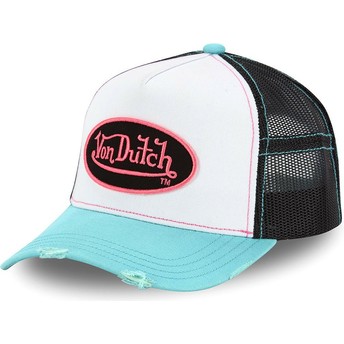 Von Dutch SUM PNK White, Black and Blue Trucker Hat
