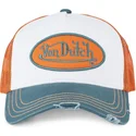 weisse-orangefarbene-und-blaue-trucker-kappe-sum-hun-von-von-dutch