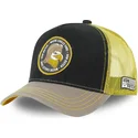 trucker-cap-schwarz-gelb-und-grau-adler-where-eagles-dare-eag-von-von-dutch