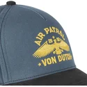 blaue-und-schwarze-verstellbare-curved-cap-air-patrol-air-von-von-dutch