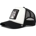 weisse-und-schwarze-trucker-kappe-leopard-hotshot-the-farm-von-goorin-bros