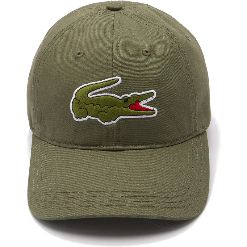 grune-verstellbare-curved-cap-contrast-strap-oversized-crocodile-von-lacoste