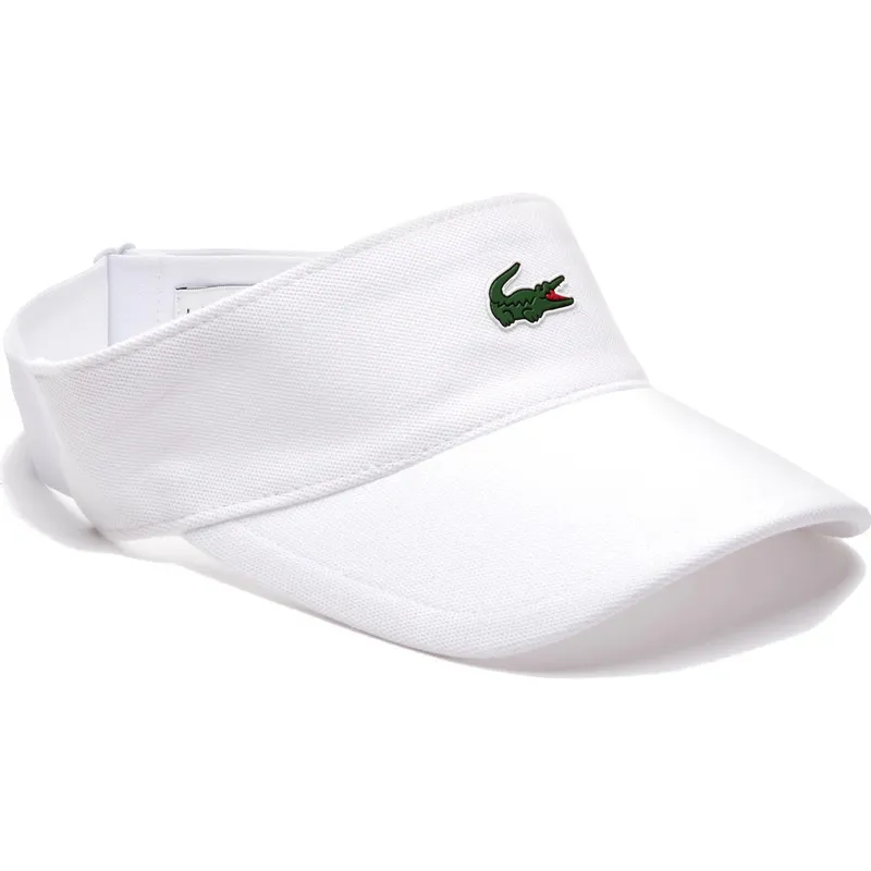 schirme-gebogen-weiss-verstellbares-band-von-lacoste schirme-gebogen-weiss-verstellbares-band-von-lacoste