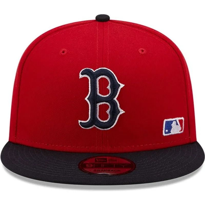 mutzen-flach-rot-snapback-9fifty-team-arch-der-boston-red-sox-mlb-von-new-era mutzen-flach-rot-snapback-9fifty-team-arch-der-boston-red-sox-mlb-von-new-era