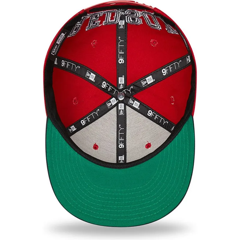 mutzen-flach-rot-snapback-9fifty-team-arch-der-boston-red-sox-mlb-von-new-era mutzen-flach-rot-snapback-9fifty-team-arch-der-boston-red-sox-mlb-von-new-era